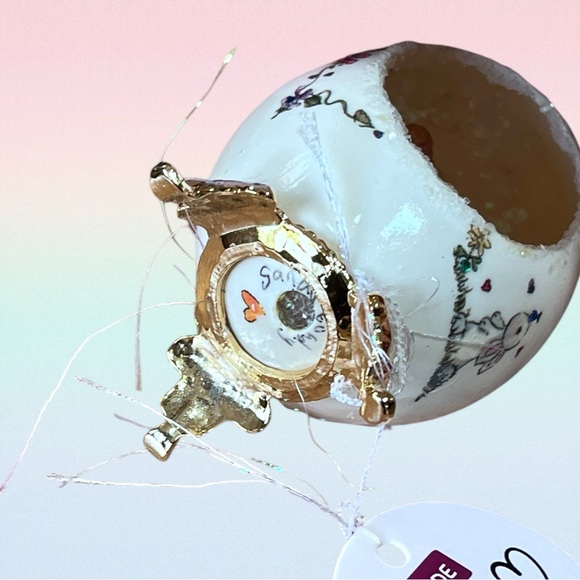 New 𝑯𝒂𝒏𝒅𝒎𝒂𝒅𝒆 Baby Decorative Goose Egg OOAK Gift - Picture 7 of 13